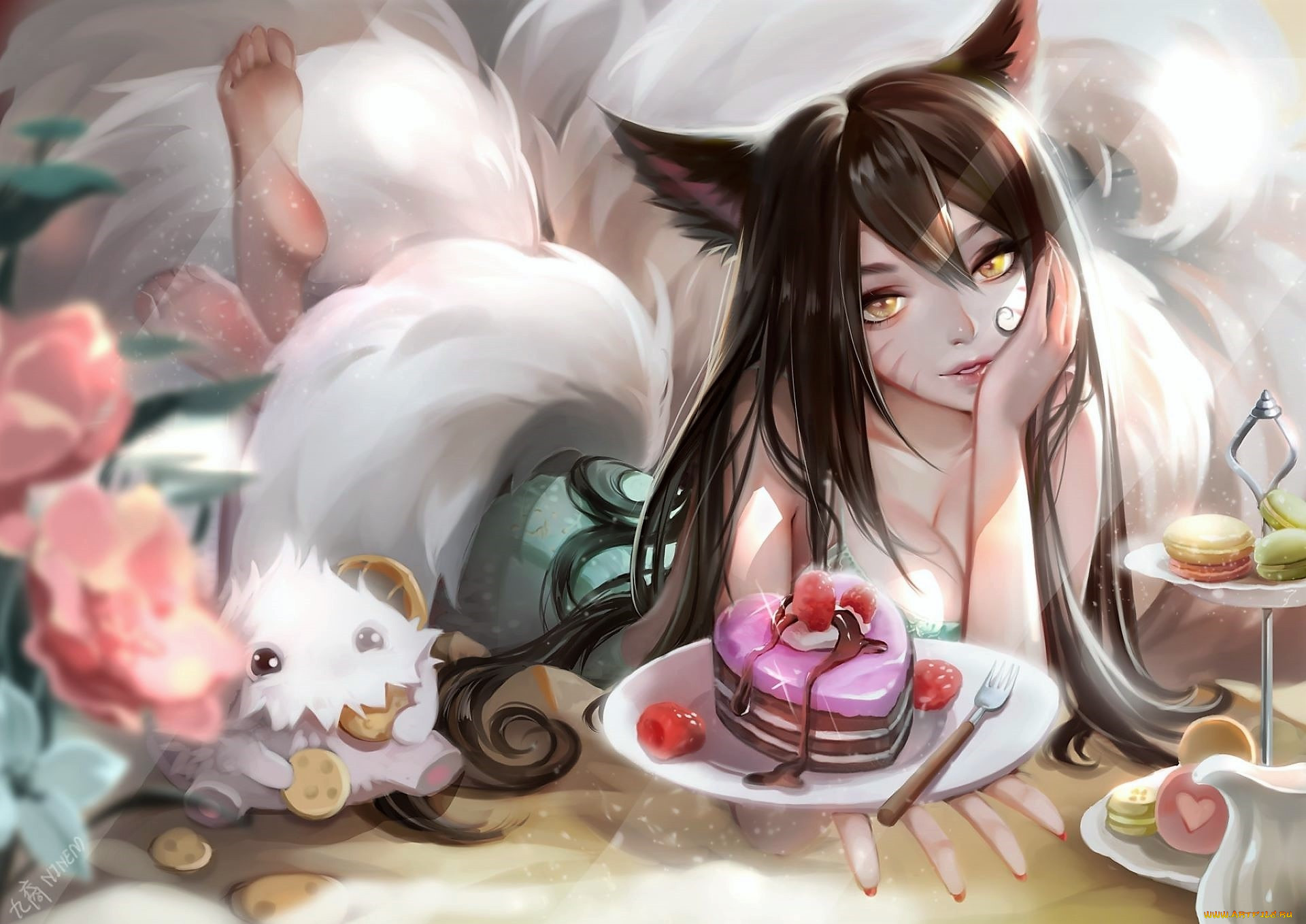 League legends ahri animation