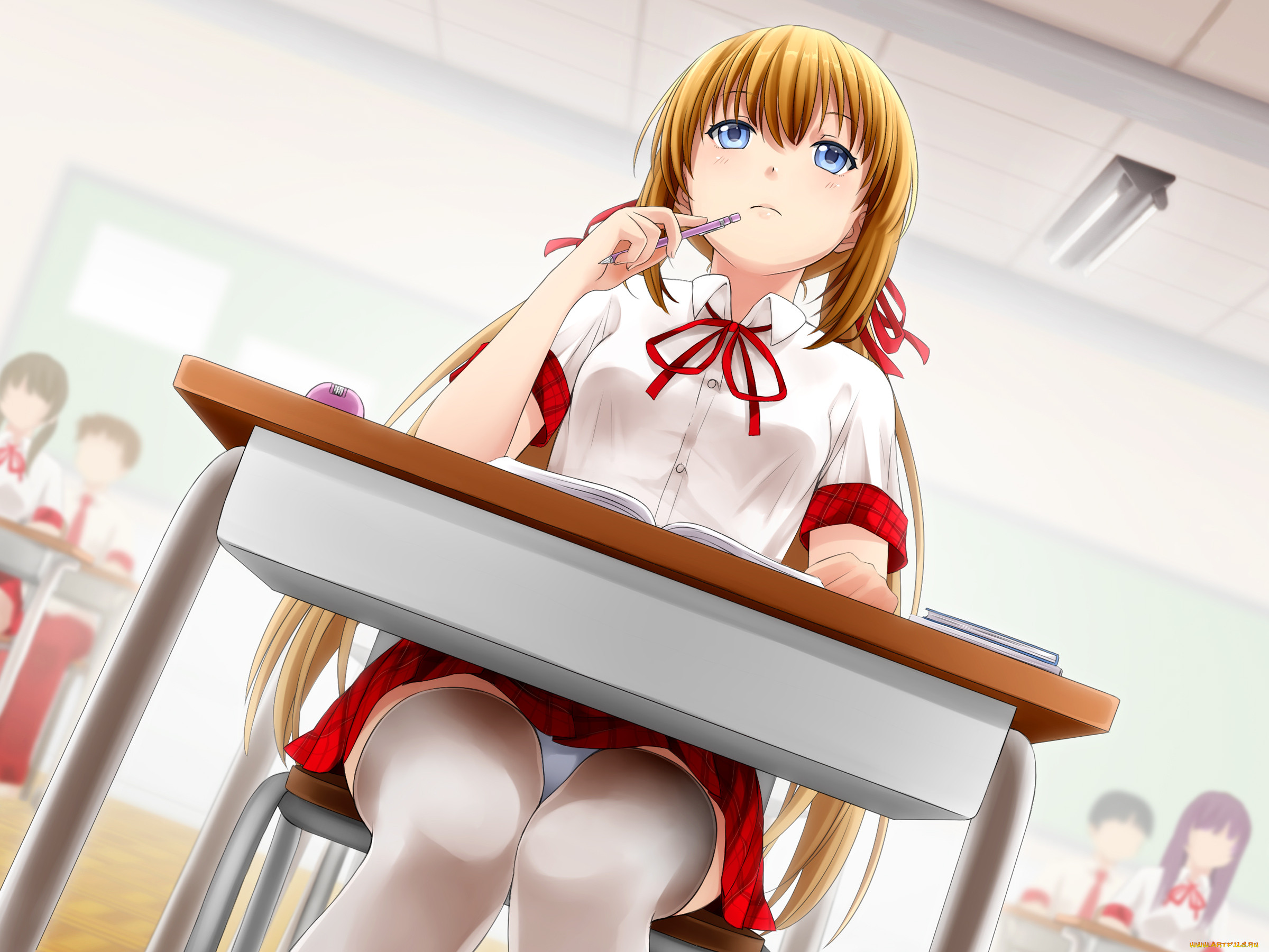 Girl masturbates classroom