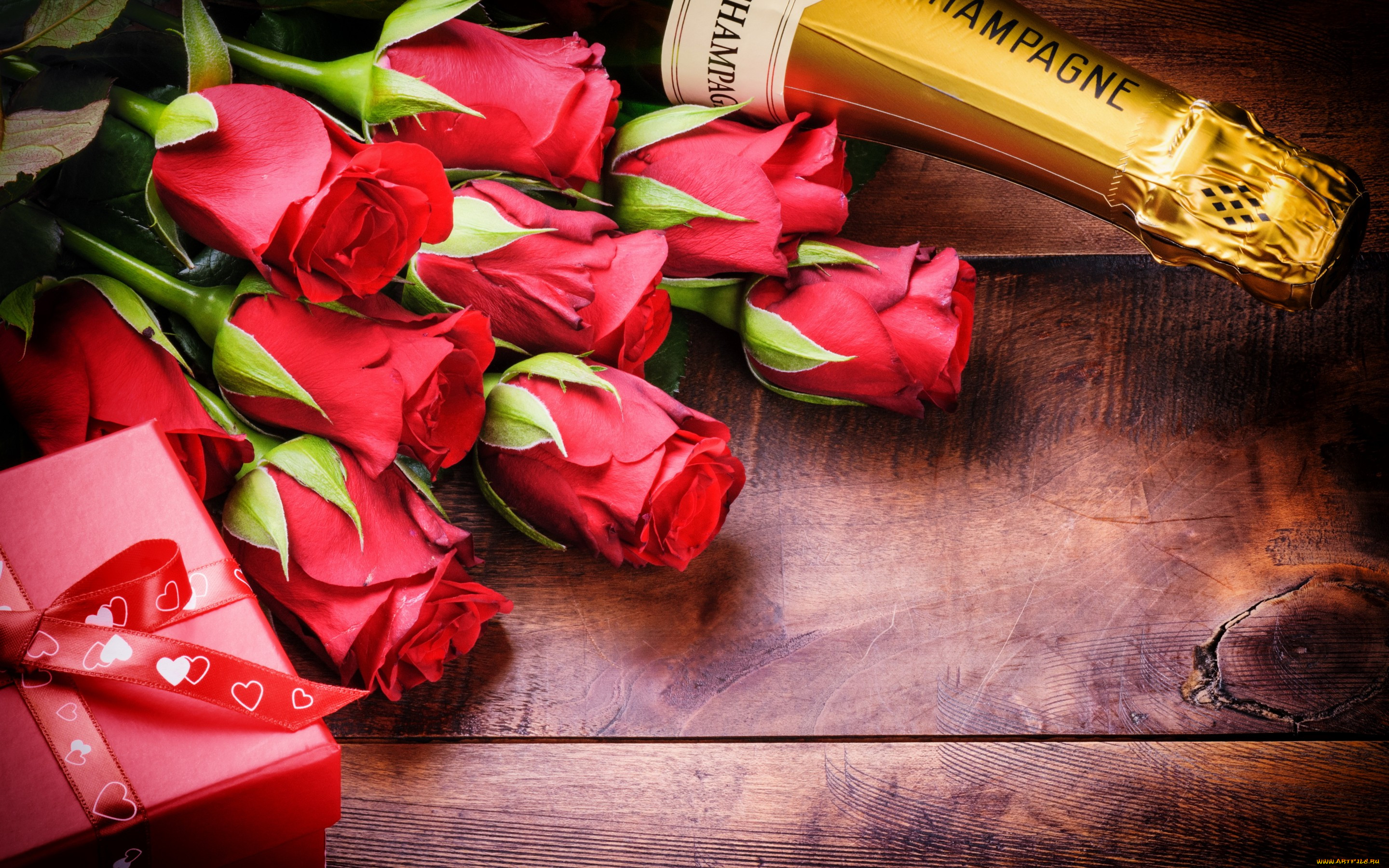 Поздравления С Днем Рождения Красные Розы