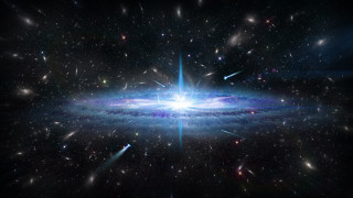квазары, небо, звёзды, космос, туманность, свечение, галактика, вселенная, пространство, бесконечность