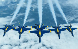 blue angels, вмс сша, летно демонстрационная эскадрилья, boeing, fa18, super hornet, боевой самолет, сша