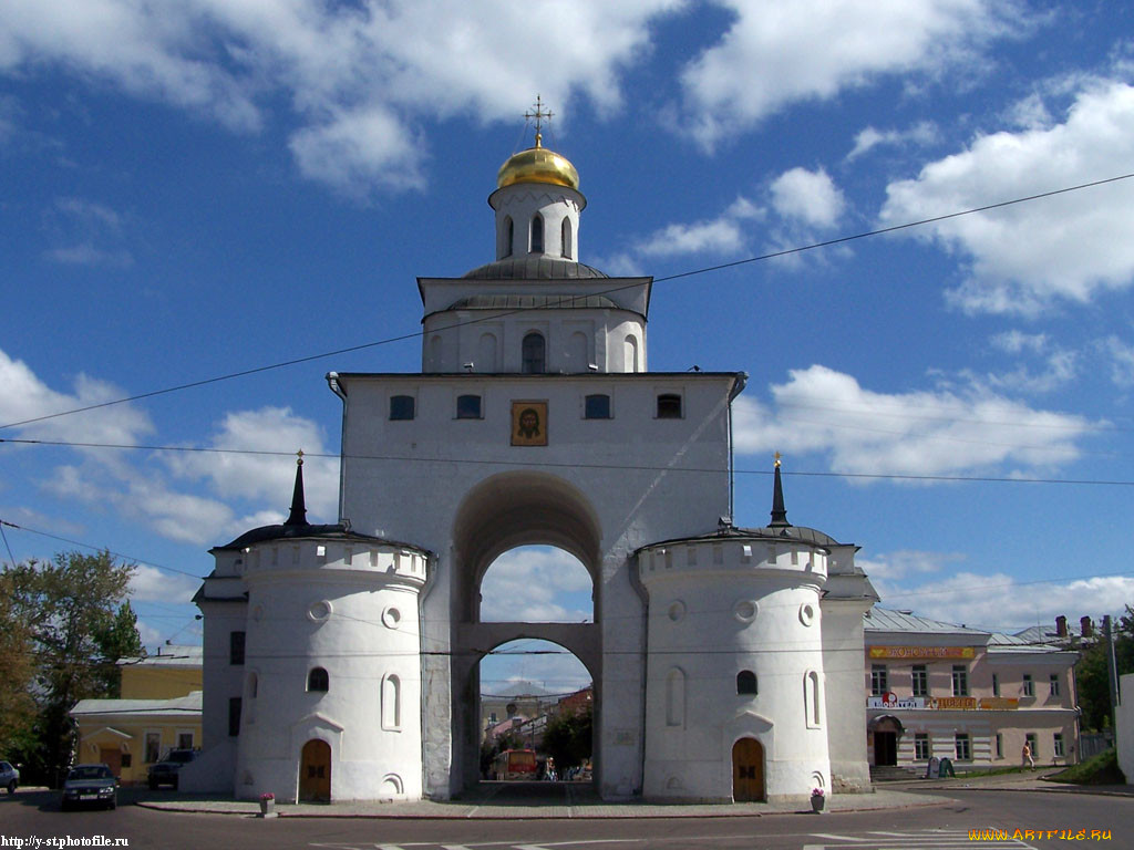 Золотые ворота золотое кольцо россии. Храм золотые ворота во Владимире.