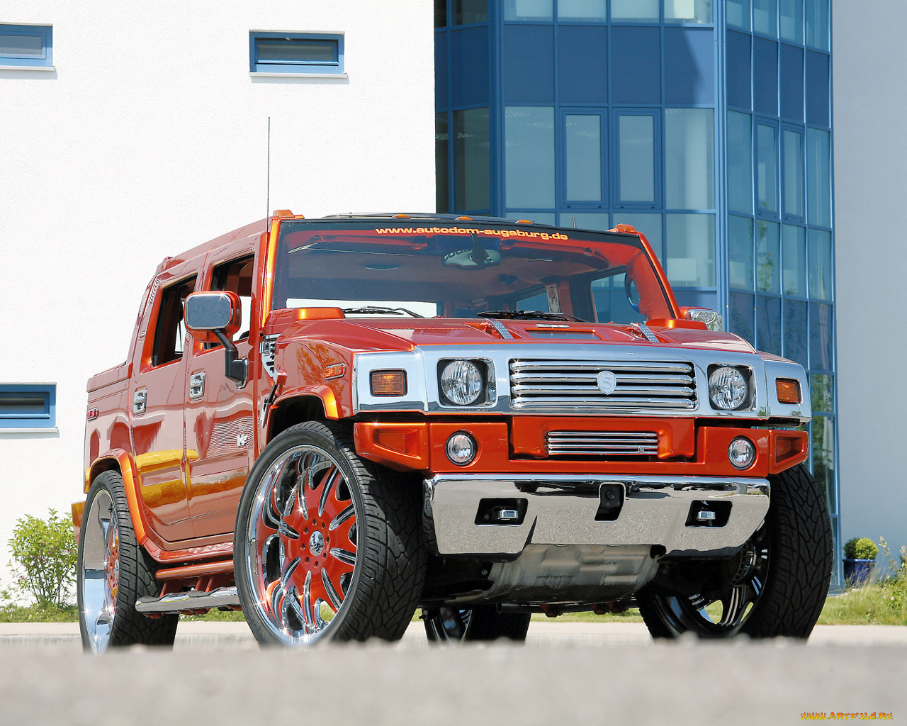 Обои Hummer H2 Tuning SUT Автомобили Hummer, обои для рабочего стола