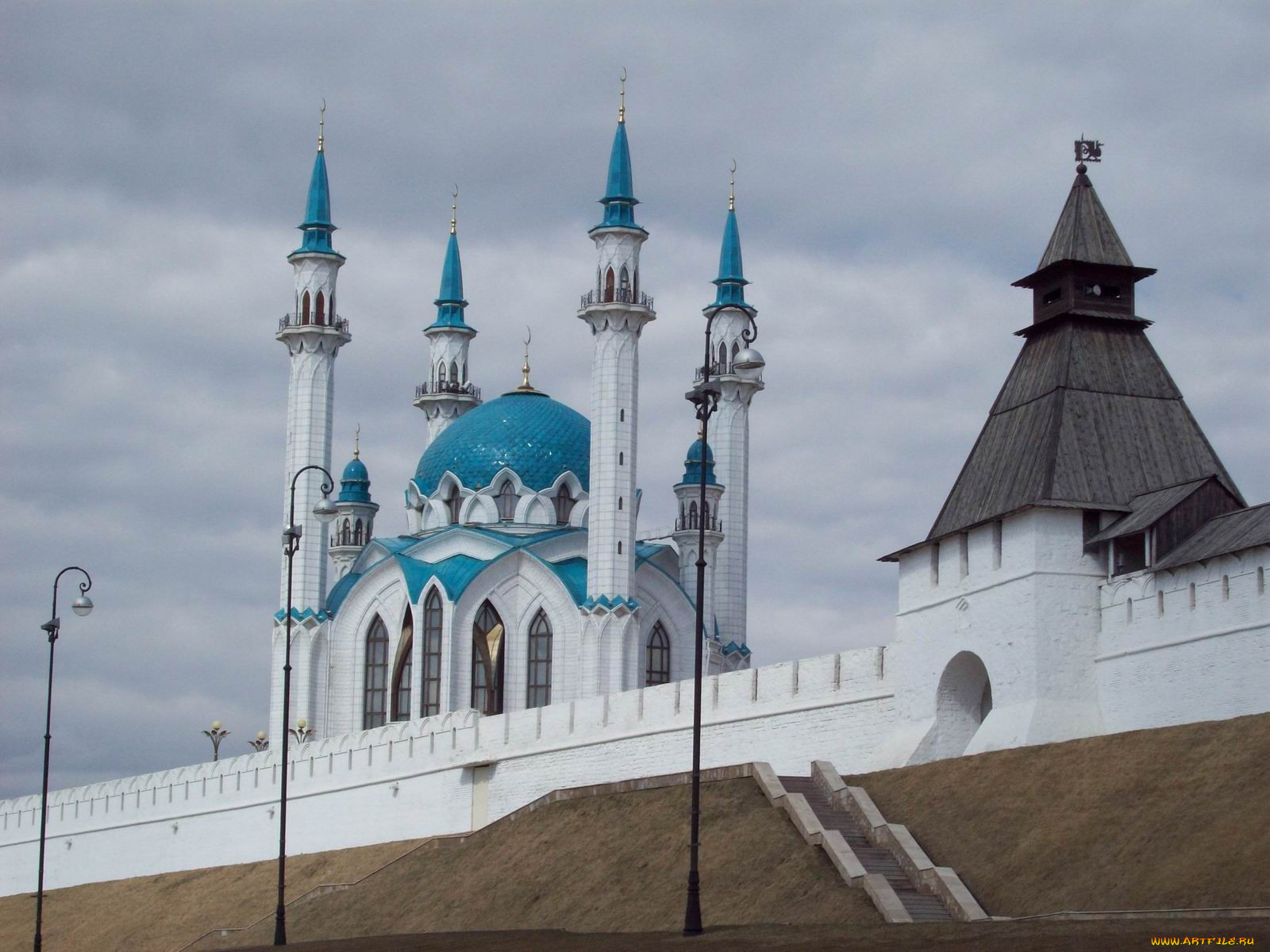 Казанский кремль нарисовать