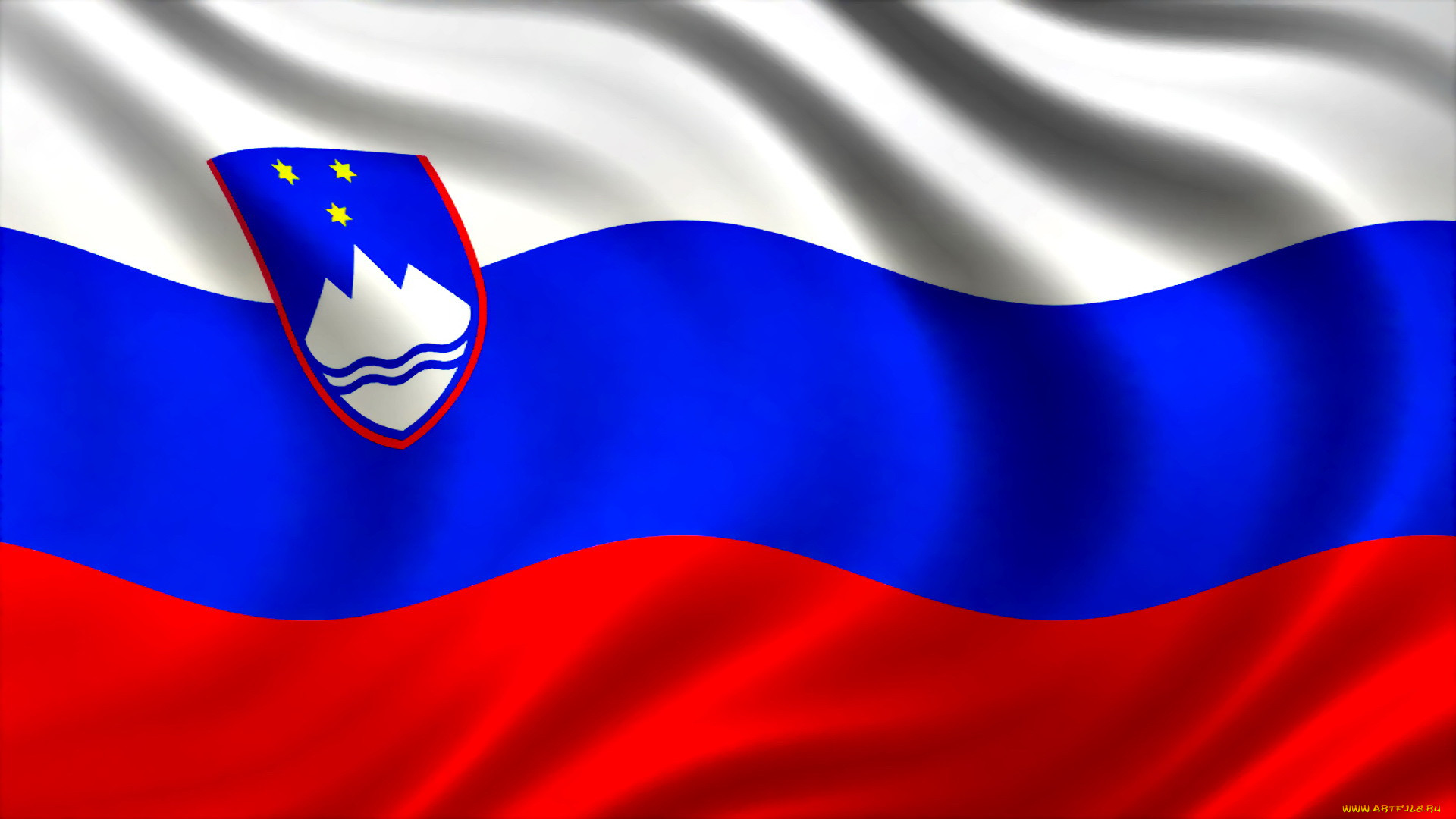 Флаг словении и россии