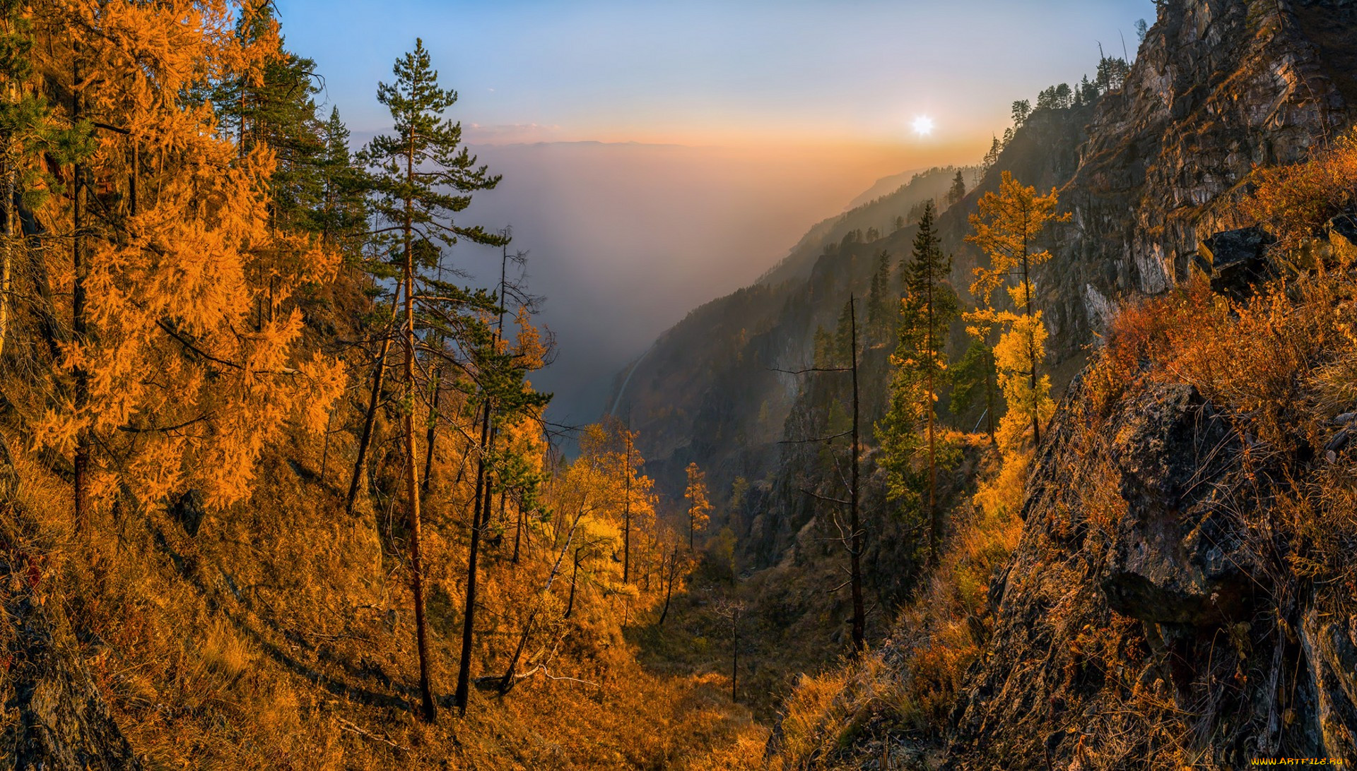 Природа Сибири Осенью Фото