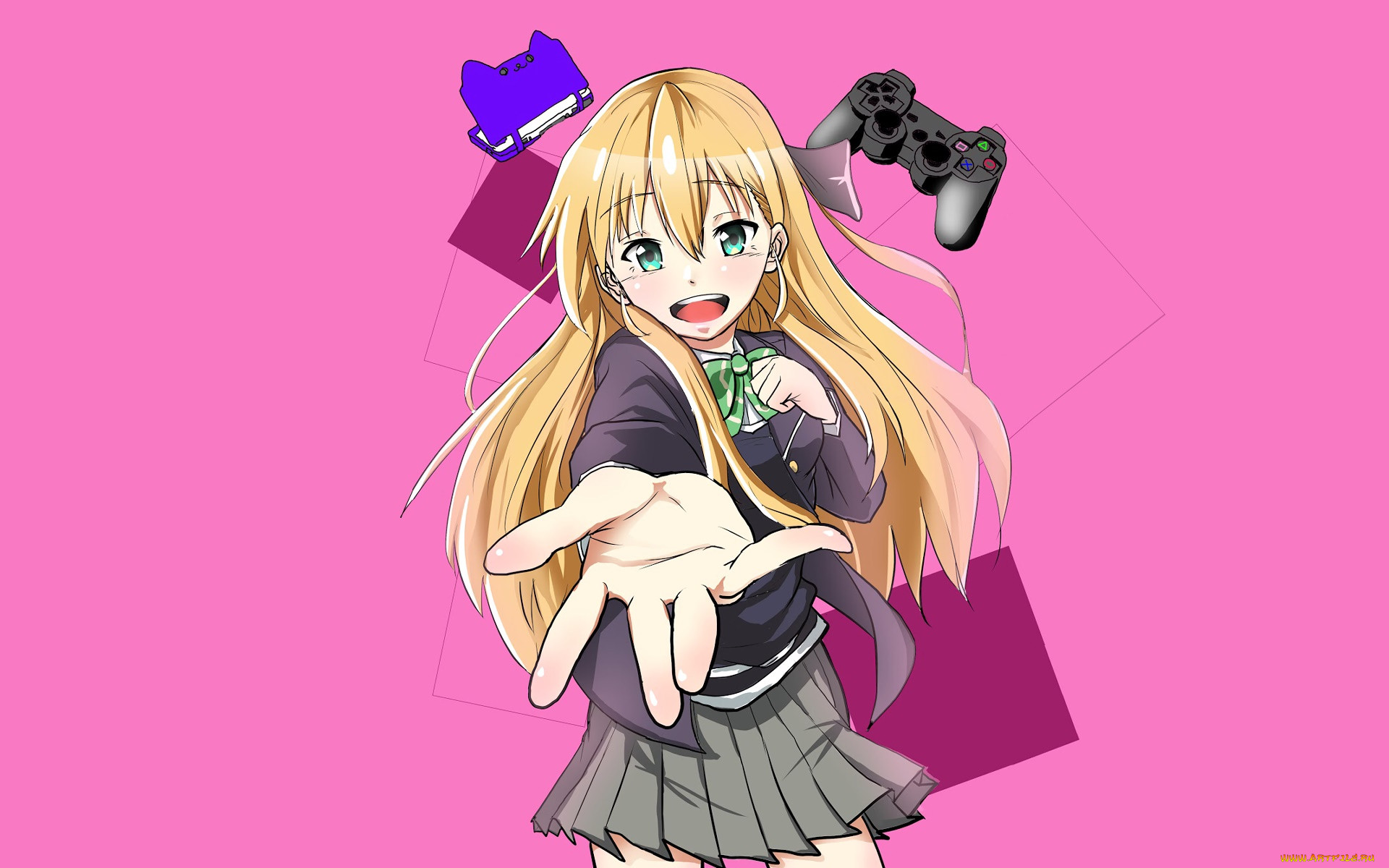 Blonde Gamer Girl