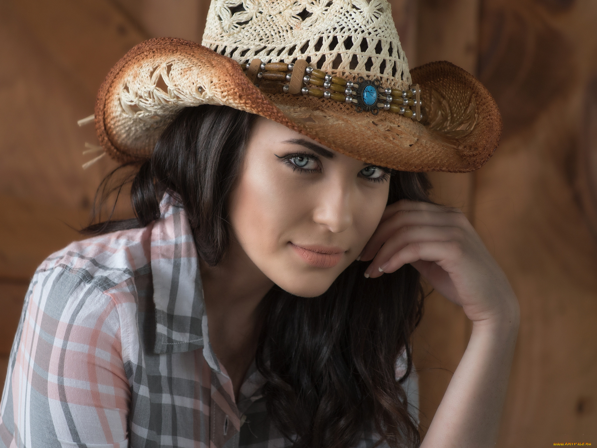 Brunette Cowgirl