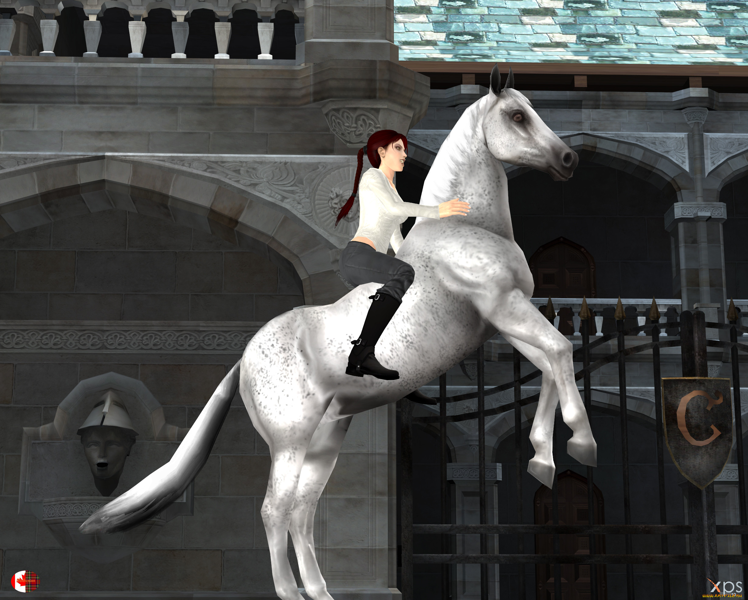 Lara With Horse 3