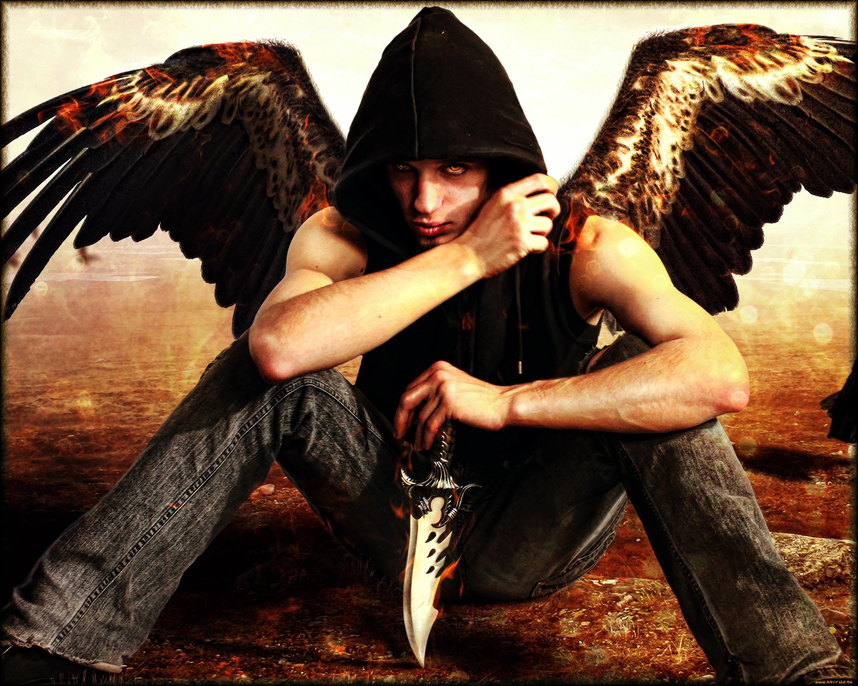 Fallen angel s. Парень с крыльями ангела. Темный ангел парень. Падший ангел. Ангел мужчина картинки.