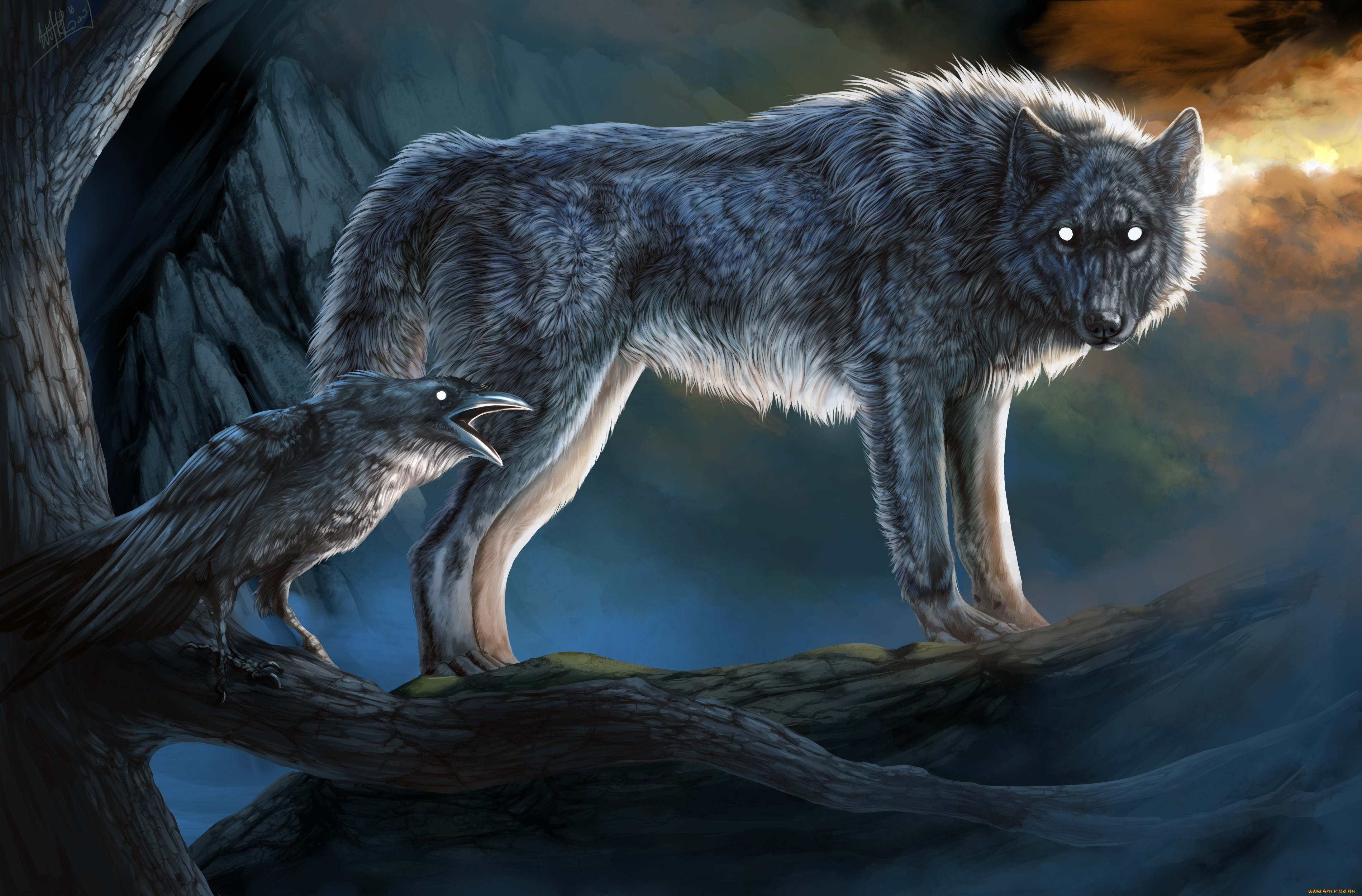 Фото мистических волков