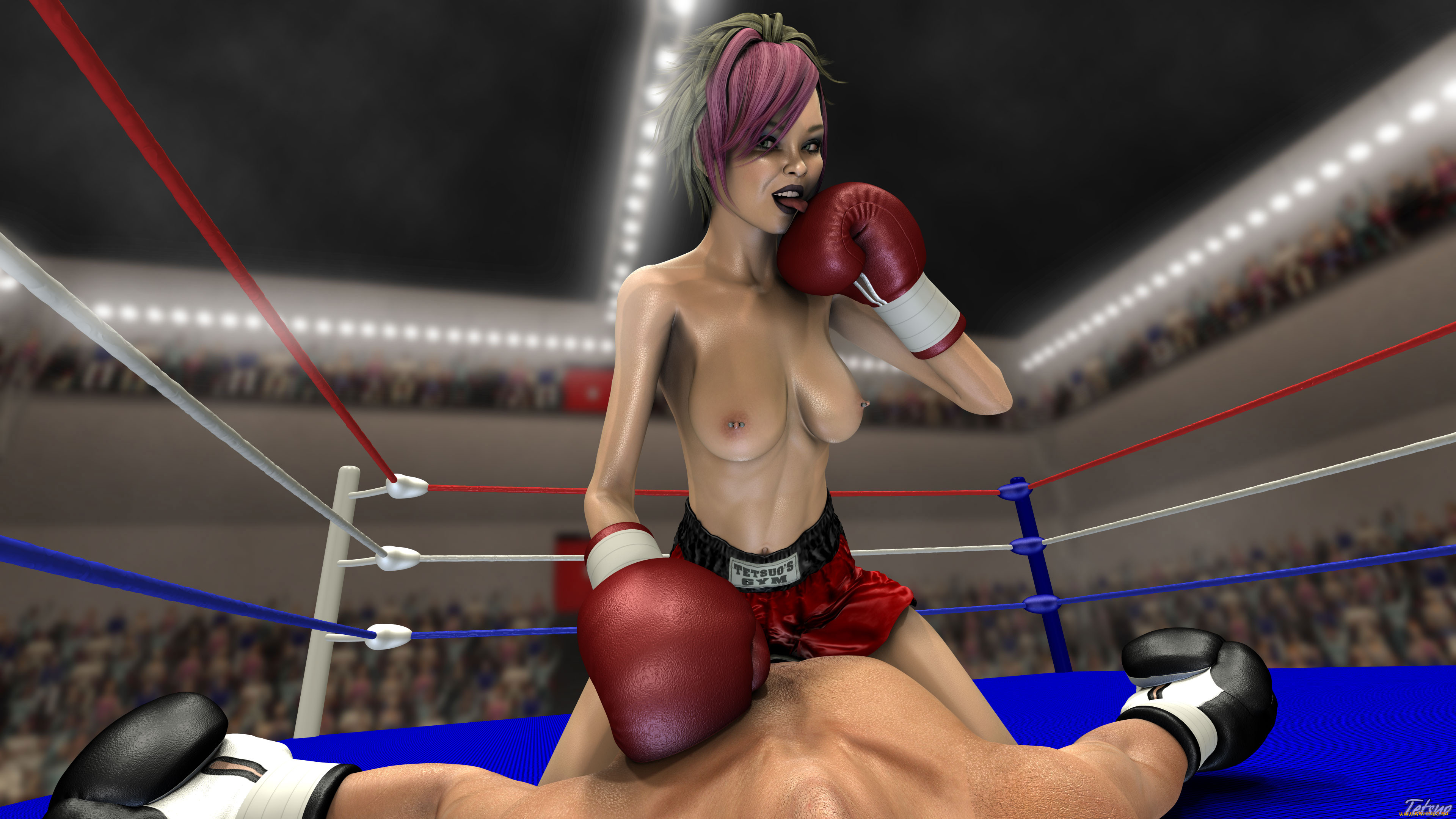 Nude boxing porn