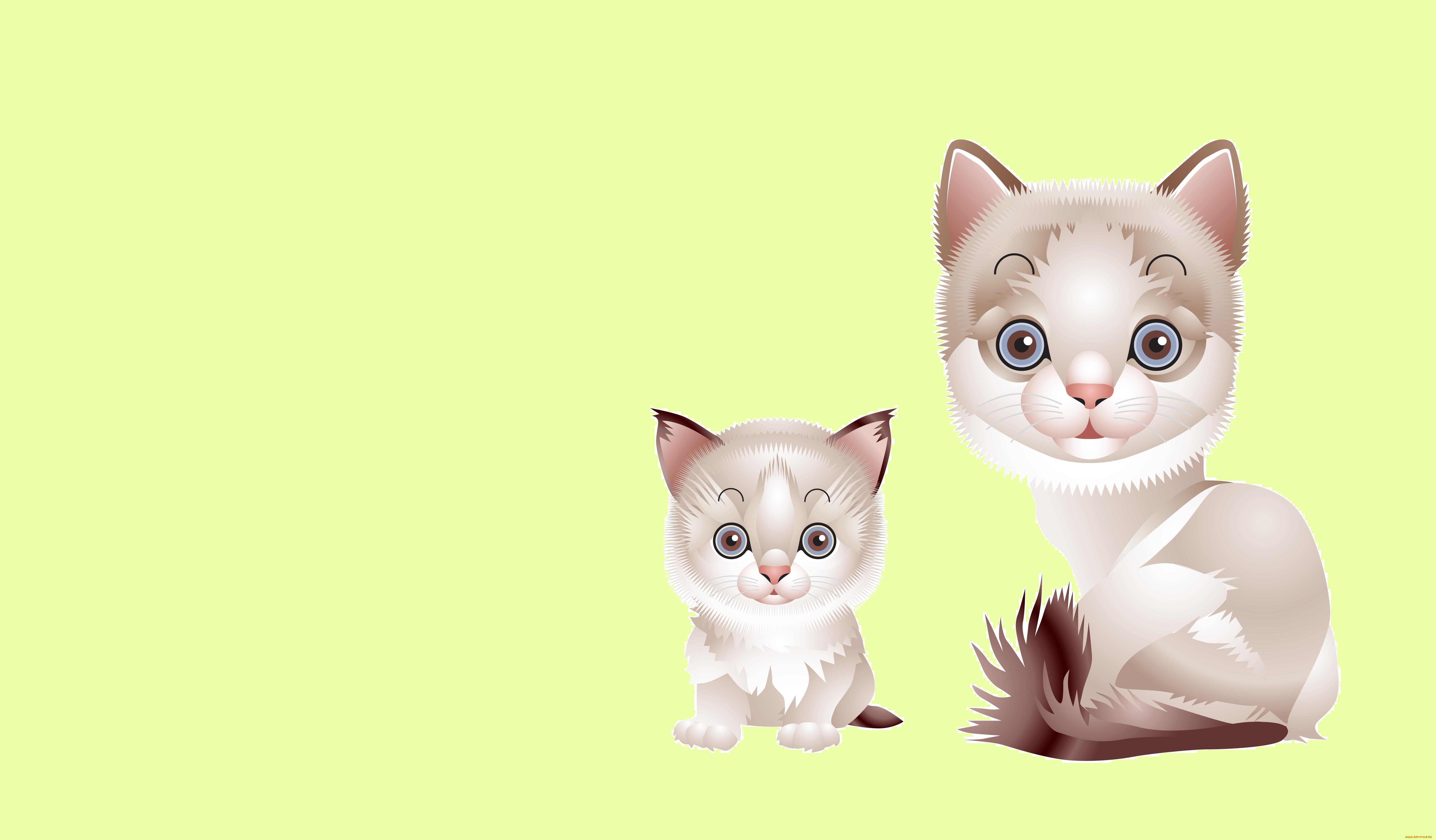 Фон детский кошки
