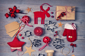      3690x2460 , , , , , gifts, decoration, xmas, wood, vintage, christmas, merry