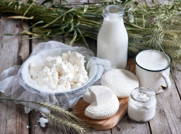      3506x2592 , ,   , , , , , , dairy, products, cheese, cottage, milk