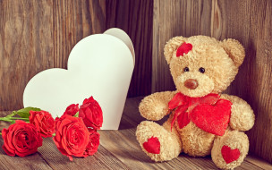 ,   ,  ,  , valentine's, day, love, heart, romantic, roses, teddy, bear, , , , 