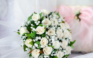      2880x1800 , ,  ,  , , , , , roses, flowers, bouquet, wedding