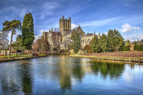 Wells Cathedral     2048x1366 wells cathedral, , -  ,  ,  , 