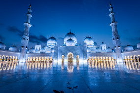 sheikh zayed mosque,  abu dhabi,  uae, , - , , 