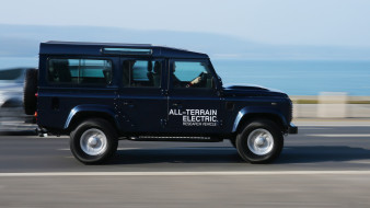 land rover electric defender concept 2013, автомобили, land-rover, джип, electric, defender, concept, 2013, внедорожник, land, rover