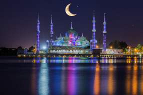 crystal mosque in kuala terengganu,  malaysia, , - ,  , , 