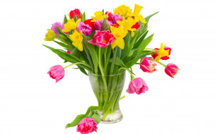      2880x1800 , ,  , bouquet, colorful, flowers, tulips, 