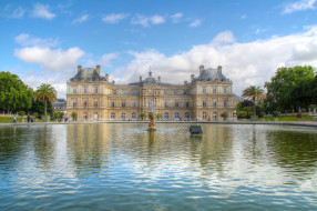 jardin du luxembourg paris, города, париж , франция, дворец