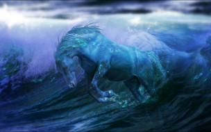      2880x1800 , , , , horse, water, , ocean, , , fantasy