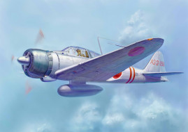      1920x1360 , , war, mitsubishi, a6m, zero, japanese, fighter, painting, ww2, art, aviation