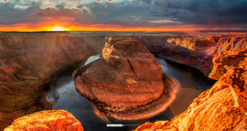      2048x1092 , , , colorado, river, , arizona, horse, shoe, bend, , red, dessert