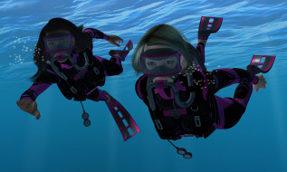 fatal diving     3000x1800 fatal diving, 3 ,  , fantasy, , , 