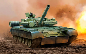 , , tank, t-80, bv, weapon, painting, war, art