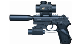 оружие, пистолеты с глушителемглушители, pistol, gun, customization, optical, lenses, gamo, beautiful, design, mini, flashlight, weapon, 4-5mm, damper, noise, tactical