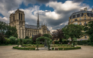Notre-Dame de Paris, France     2048x1293 notre-dame de paris,  france, ,  , , 