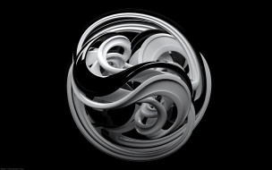      1920x1200 3 , - , yin yang, , , 