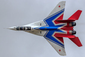 MiG-29UB, Swifts     2048x1366 mig-29ub,  swifts, ,  , ,    