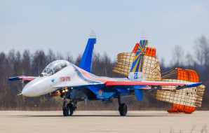 Su-27UB Russian Knights     2046x1306 su-27ub russian knights, ,  , 