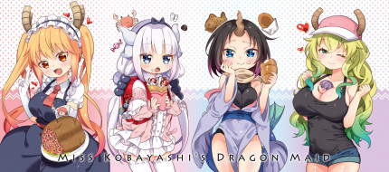      2898x1282 , kobayashi-san chi no maid dragon, kobayashi-san, chi, no, maid, dragon