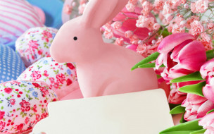      2880x1800 , , , eggs, pastel, decoration, , tulips, , easter, flowers, spring, delicate, happy