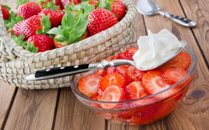      2880x1800 , ,  , strawberry, cream, , berries, , fresh, 