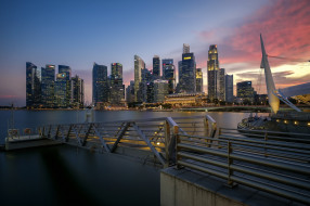 Singapore City Sunset     2048x1365 singapore city sunset, ,  , , , 