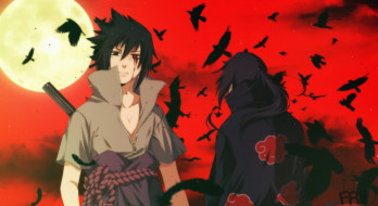      2000x1092 , naruto, uchiha, sasuke, itachi