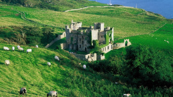 Clifden Castle      2560x1440 clifden castle , ,  , clifden, castle, 