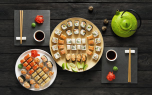      2880x1800 , ,  ,  ,  , japanese, food, set, , , , sushi, , , 