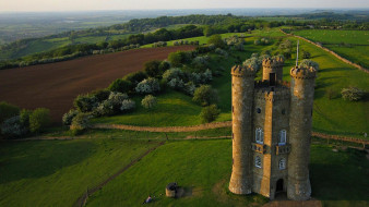 Broadway Tower In Worcestershire England     1920x1080 broadway tower in worcestershire england, , - ,  ,  , 