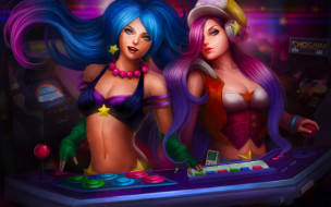      1920x1200  , league of legends, , , , sona, miss fortune