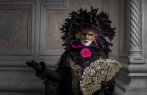 разное, маски,  карнавальные костюмы, венеция, веер, маска, карнавал