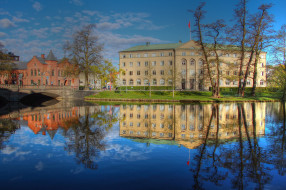 Örebro city, Sweden обои для рабочего стола 2048x1365 214, rebro city,  sweden, города, - пейзажи, здания, водоем
