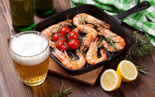      2880x1800 , , , , , , seafood, tomatoes, beer, shrimp, lemons, , , , 