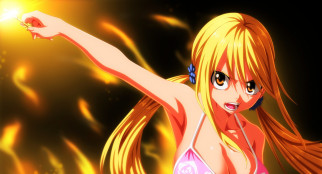      2500x1352 , fairy tail, asian, blonde, lucy, oriental, fairy, tail, japanese, manga, asiatic, powerful, oppai, mahou, sugoi, strong